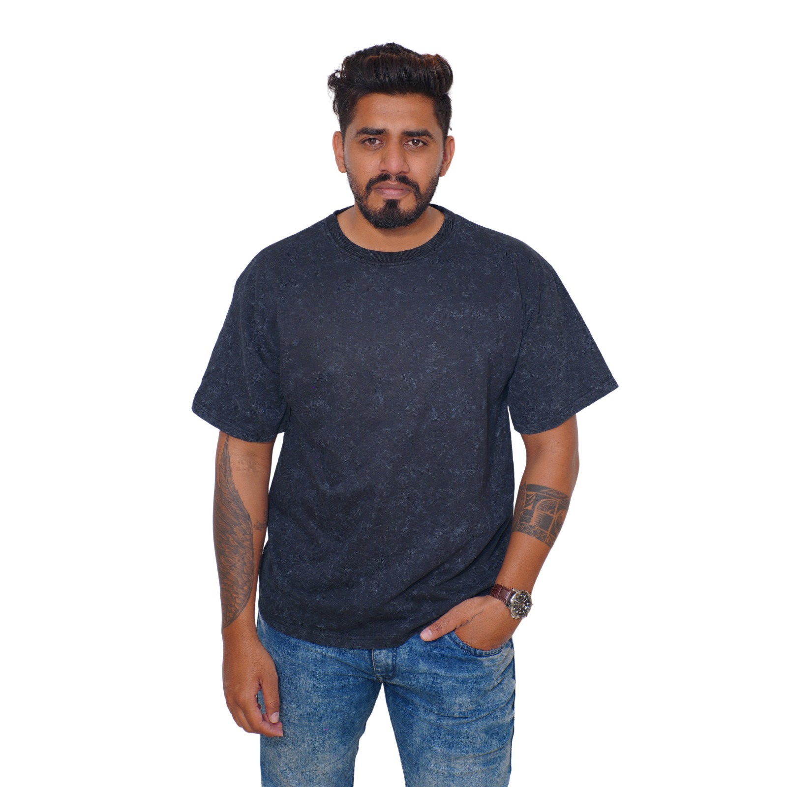 acid-wash t shirt